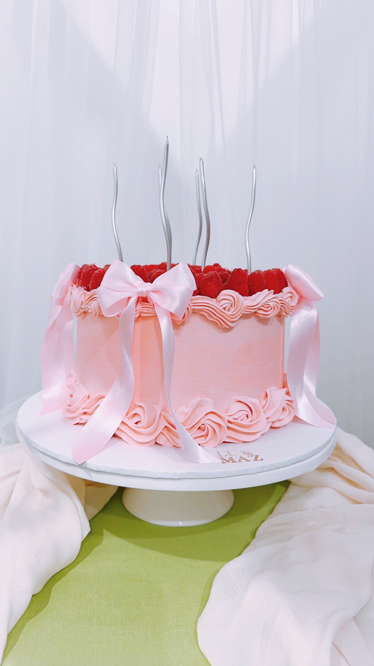 Rasberries Vintage Pink