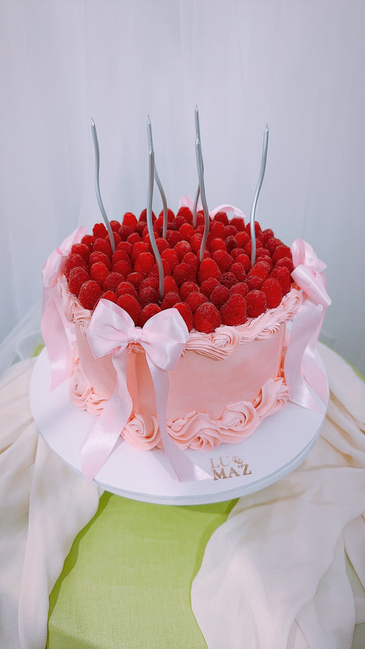 Rasberries Vintage Pink