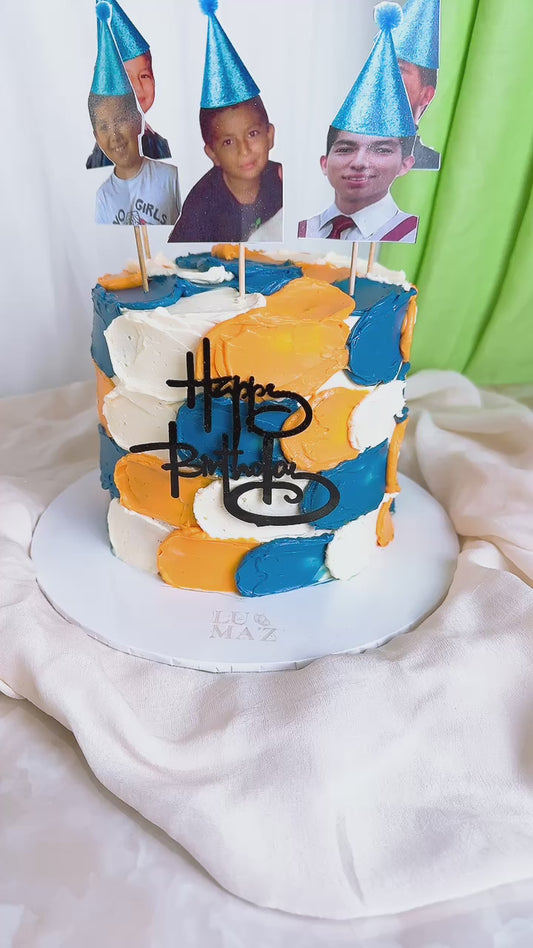 Memory Party Photos Cake